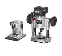 Trend 18V Cordless 1/4" Brushless Dual Base Plunge and Trim Router Kit, Bare Tool (Battery & Charger Sold Separately), T18 Range, T18S/R14KB