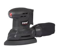 Trend 18V Cordless Detail Sander for Long Lasting Sanding & Fast Stock Removal, Bare Tool (Battery & Charger Sold Separately), T18S/DSB