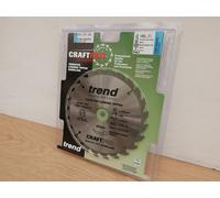 Trend Wood Cordless ATBR Circular Saw Blade, 190mm Diameter, 30mm Bore, 24 Teeth, 1.6mm Kerf, +25° Hook, TCT, Medium Finish, CSB/19024TC