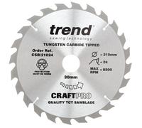 Trend 210mm 36T Craft Circular Saw Blade