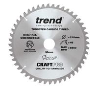 Trend 216Mm Diameter Craft Saw Blade Mixed Triple Pack Pack 1 CSB/CC216/3PK