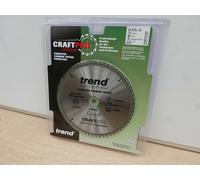 Trend Wood Mitre Saw Blade, 216mm Diameter, 30mm Bore, 60 Teeth, 2.6mm Kerf, -5° Hook, TCT, Extra-Fine Finish, CSB/CC21660