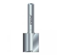 Trend Professional Straight Two Flute Router Cutter, 1/4 Inch Shank, 6.3mm Cut Diameter & 28mm Cut Length, High Speed Steel, 3/21X1/4HSS
