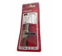 Trend Professional Two Flute Straight Router Cutter 8mm 19mm 1/2"