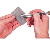 Trend 3-Inch Diamond Sharpening Stone, Double-Sided 1000 & 600 Grit, Credit Card Sized Carvers Honing Stone with Storage Wallet, DWS/CC/FF