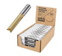 Trend 30-Piece Straight Two Flute Worktop Router Cutter, 1/2 Inch Shank, 12.7mm Cut Diameter, 50.8mm Cut Length, Tungsten Carbide Tipped, BR01/30