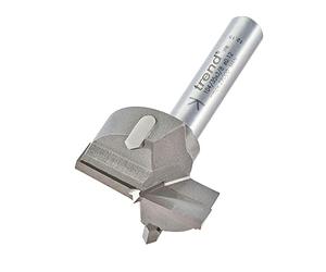 Trend 35mm Circular Hinge Sinking Bit, 3/8 Inch Shank, Centring Point | Ideal For Kitchen Furniture And Laminate Covered Boards, With 35mm Cutting Diameter And Centring Point, 104/35X3/8TC