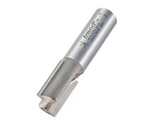 Trend Professional Two-Flute Router Cutter - 1/2 Inch Shank, 15mm x 25mm, Tungsten Carbide Tipped