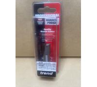 Trend Router Cutter Straight Two-Flute, 16mm Cut, 1/2 in Shank, Tungsten Carbide Tipped (4/2X1/2TC)