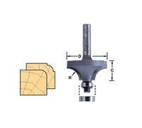 Trend - 46/12 x 1/4 TCT Bearing Guided Ovolo & Round Over 4.8mm Radius