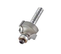 Trend Bearing Guided Ovolo Router Cutter, 4.8mm Radius, 1/4 Inch Shank | Featuring Two Bearings, A 22mm Cut Diameter, 12.7mm Cut Length And TCT Tips For Clean Routing, 46/12X1/4TC