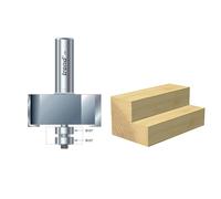 Trend Guided Rebater Router Cutter 46/390X1/2TC – Large, 50.8×22.5mm, 1/2" Shank, Carbide-tipped