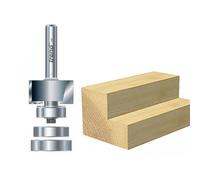 Trend 46/44 X 1/4 Tct Bearing Guided Rebater 24mm X 12.7mm Multi Colour (One Size)