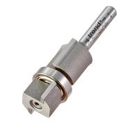 Trend 46/7X1/4TC Double Overlap Cutter 18mm Dia. X 9mm/15mm Cut