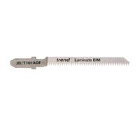 Trend 5-Piece Curved Jigsaw Blade Set, Bi-Metal HSS M42 Construction, Universal T-Shank Fitting, JB/T101AOF