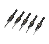 Trend 5-Piece TCT Countersink Set, Imperial, Adjustable Depth