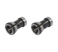 Trend 6.35mm 1/4 Inch Collet for Trend T4 Router, One-Piece Multi-Slit (Pack of 2)