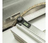 Trend 7 inch Stainless Steel Digital Angle Finder Ruler, Precise Internal & External Measurements, DAR/200, Silver