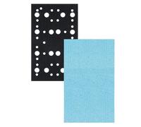 Trend 80 x 133 mm Sanding Pads, 80/120/180 Grit, 7 Pack with Pad Saver | Mesh Abrasive Pads For Multi-Material Finishing And Smoothing, Supplied With Pad Saver, AB/133/M7/P