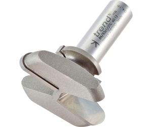 Trend 84/93X1/2TC Professional 1/2" Shank Drawer Pull Router Cutter Bit-84/93X1/2TC-Diameter 45mm & 24mm Cutting Length 17mm Radius 4mm & 2mm Tungsten