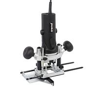 Trend 850W 8 mm Variable Speed Router 230V EU, 35 mm Insertion Depth, Built-in Shut-Off Function, T4EK/Euro