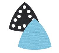 Trend 93 mm Delta Sanding Pads, 7 Pack, 80/120/180 Grit + Pad Saver | Mesh Abrasive Delta Pads For Detail Sanding In Corners And Edges, With Pad Saver, 80/120/180 Grit, AB/OSC/M7/P