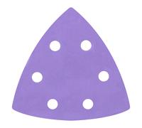 Trend 93 mm Delta Sanding Pads for Multi-Tools, 60/120/240 Grit, 6 Pack, Film Abrasive for Detail Sanding in Tight Spaces, AB/OSC/M6