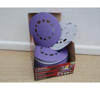 TREND AB/150/120A 50 6" 150MM HOOK & LOOP SANDING DISCS ALUMINIUM OXIDE 120GRIT