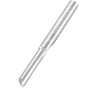 Trend STC ABS/PVC Single Flute Router Cutter - 6.3mm Ø x 25mm L, 1/4" Shank, Solid Carbide