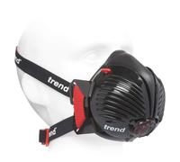 Trend Air Stealth Respirator Mask. Small/Medium Size Half Mask With Twin P3 Rated Filters. Pk 1 STEALTH/SM
