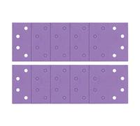 Trend Aluminium Oxide 1/4 Sheet 114 x 110mm 180 Grit, Pack of 10 | Ideal For Fine Finishing On Wood, Paint And Metal. Pack Of 10 Sheets For 1/4 Sheet Sanders, AB/QTR/180A