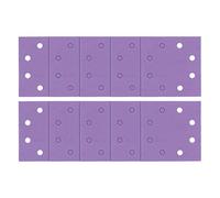 Trend Aluminium Oxide 1/4 Sheet 114 x 110mm 240 Grit Sanding Sheets, AB/QTR/240A, Pack of 10