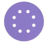 Trend Aluminium Oxide 125mm Random Orbit 120 Grit Sanding Discs, AB/125/120A, Pack of 10
