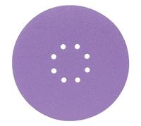 Trend Aluminium Oxide 225mm Random Orbit 240 Grit Abrasive Sanding Disc, AB/225/240A, Pack of 10