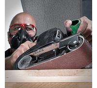 Trend 75mm X 533mm 80G Aluminium Oxide Sanding Belt 3 Pack Option: 80G