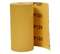 Trend Aluminium Oxide Sanding Roll, 120 Grit, 115mm Wide x 5 Metre Long, Strong & Durable Anti-Clog Sand Paper, AB/R115/120A
