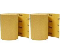 Trend Aluminium Oxide Sanding Roll, 40 Grit, 115mm Wide x 5 Metre Long, Strong & Durable Anti-Clog Sand Paper, AB/R115/40A (Pack of 2)