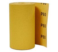 Trend Aluminium Oxide Sanding Roll, 80 Grit, 115mm Wide x 5 Metre Long, Strong & Durable Anti-Clog Sand Paper, AB/R115/80A