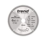 Trend Aluminium/Plastic Circular Saw Blade 235Mm X 30Mm X 80T CSB/AP23580