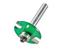 Trend CraftPro Bearing Guided Biscuit Jointer Router Cutter, 8mm Shank, 4mm Cut Length, for Biscuit Sizes 0, 10, 20, Tungsten Carbide Tipped, C152X8MMTC