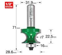 Trend Bearing Guided Corner Bead 7Mm Radius Pk 1 C215X1/2TC