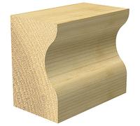 Trend CRAFTPRO Bearing Guided Hand Rail Router Cutter 32mm 38mm 1/2"