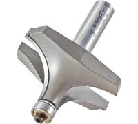 Trend Professional Bearing Guided Ovolo Router Cutter, 25.4mm Radius, 1/2 Inch Shank, 63.5mm Cut Diameter & 32mm Cut Length, Two Bearings, Tungsten Carbide Tipped, 46/18X1/2TC