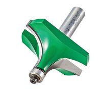 Trend Bearing Guided Ovolo Router Cutter, 1/2in Shank, 25.4mm Radius | Tungsten Carbide Tipped Cutter With 32mm Cut Length For Decorative Edge Profiling, C079BX1/2TC