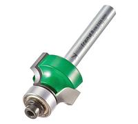 Trend Bearing Guided Round Over Router Cutter, 1/4 Inch Shank, 4.8mm Radius | Tungsten Carbide Tipped For Smooth Decorative Edges, With Multiple Bearings Included, C075X1/4TC