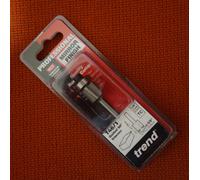 Trend Professional Bearing Guided Trimming Cutter, 1/4 Inch Shank, 15.9mm Cut Diameter, 13mm Cut Length, Tungsten Carbide Tipped, T46/1X1/4TC