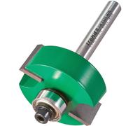 Trend CraftPro Rebater Router Cutter, 1/4 Inch Shank, 12.7mm Cut Length, 35mm Cut Diameter, Includes Multiple Bearings, Tungsten Carbide Tipped, C040X1/4TC