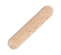 Trend Beech Wood Dowels, Pack of 50, 8mm Diameter x 40mm Length, Grooved for Efficient Gluing of MDF & Chipboard Joinery, DWL/3/50