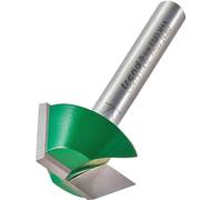 Trend Bevel Trimmer Router Cutter, 1/4 Inch Shank, 60 Degree, TCT | For Clean 60 Degree Chamfer Cuts With A 25.4 mm Diameter And 10 mm Cut Length, Router Cutter Tool, C047X1/4TC