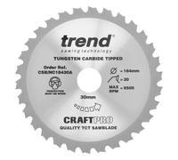 Trend Blade Tc 184 X 30 Teeth X 30 Nail Cutting Pk 1 CSB/NC18430A